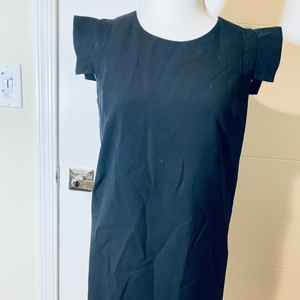 Square sleeve mini dress